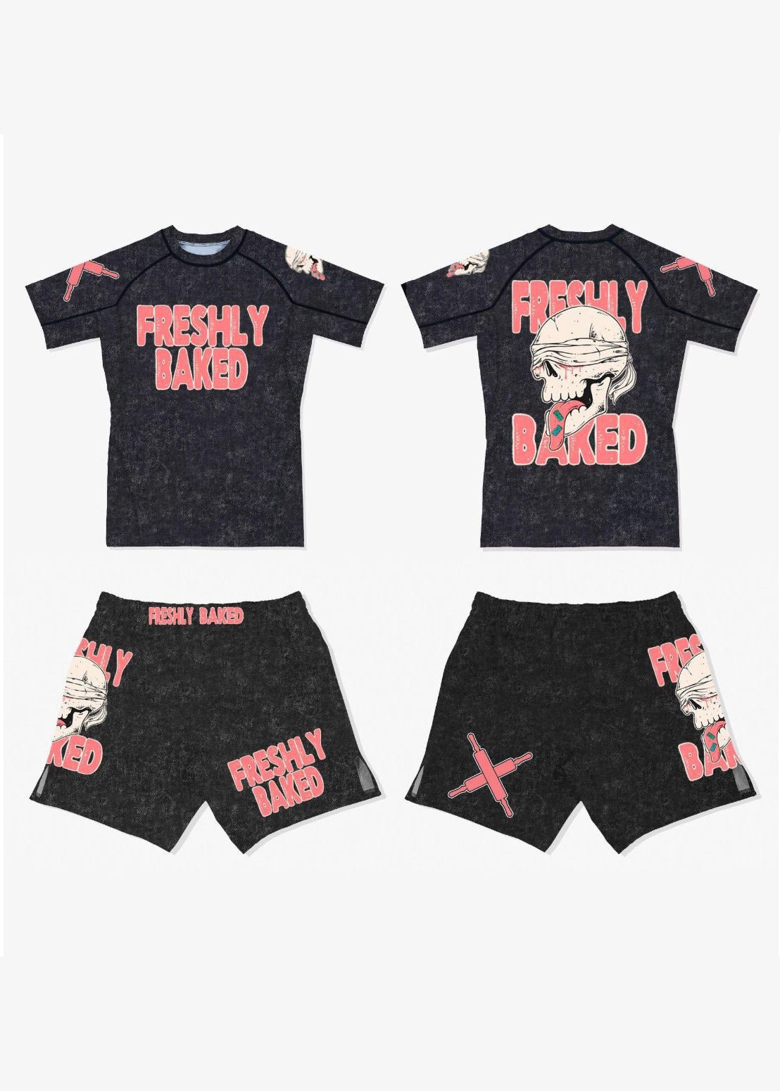 Baked To Death Shorts - Freshly Baked Fightwear