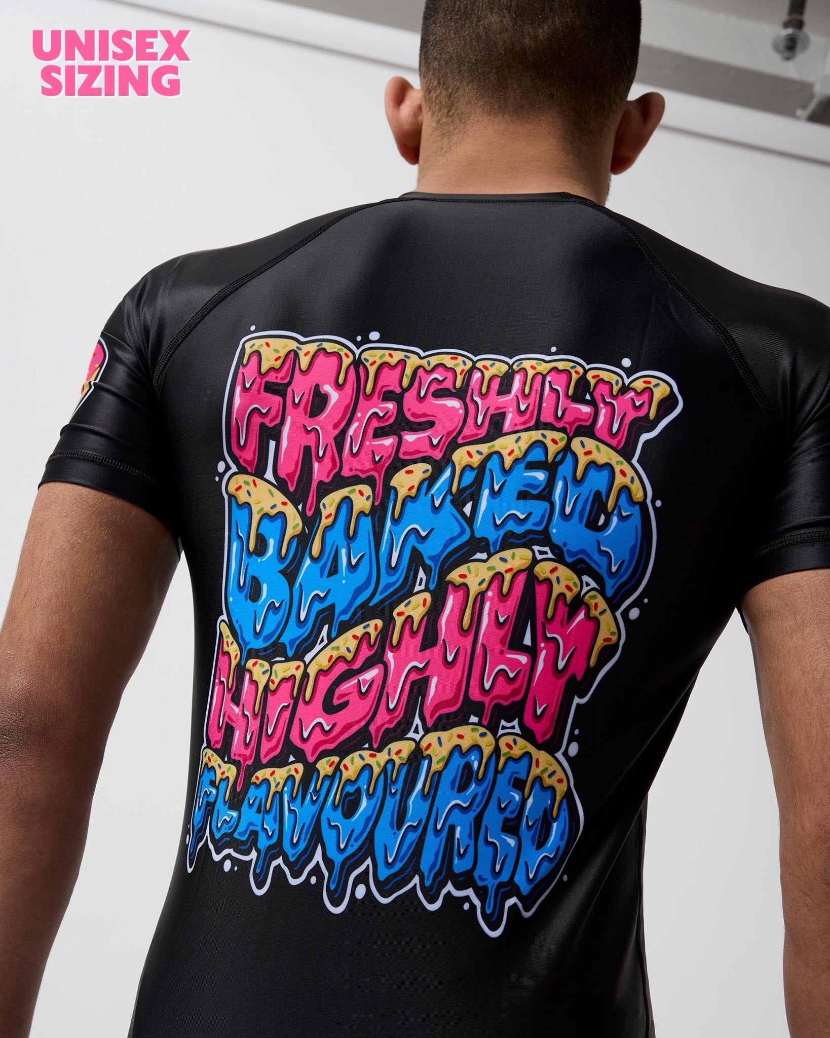 Black Highly Flavoured Rashguard - Freshly Baked FightwearRashguards