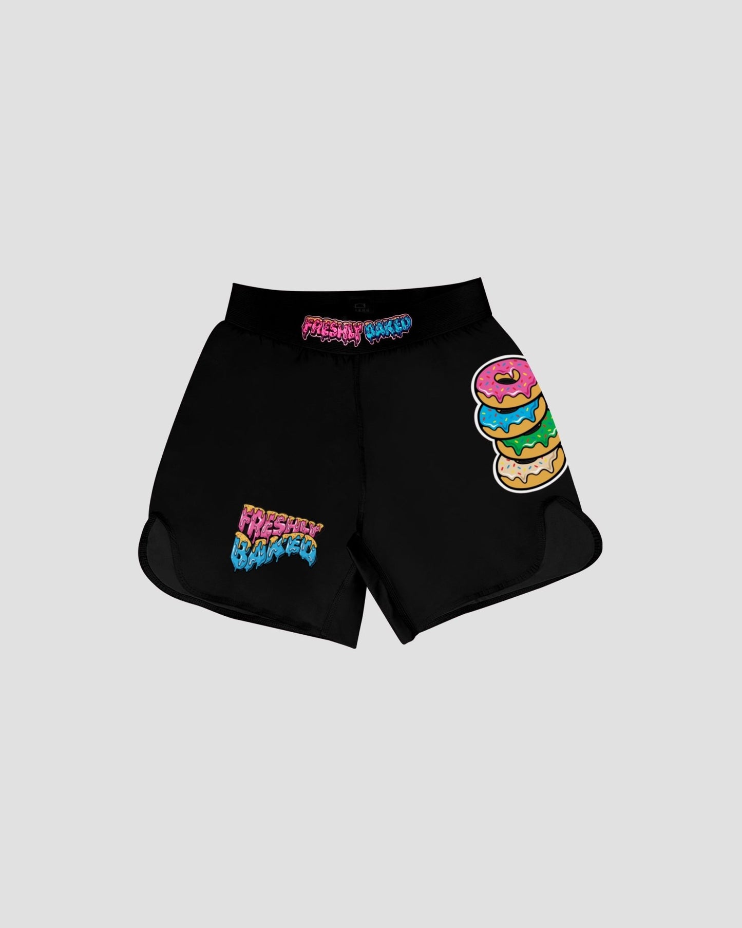 Black Highly Flavoured Shorts - Freshly Baked FightwearShorts