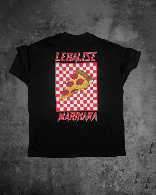 Black Legalise Marinara Tee - Freshly Baked FightwearT Shirts