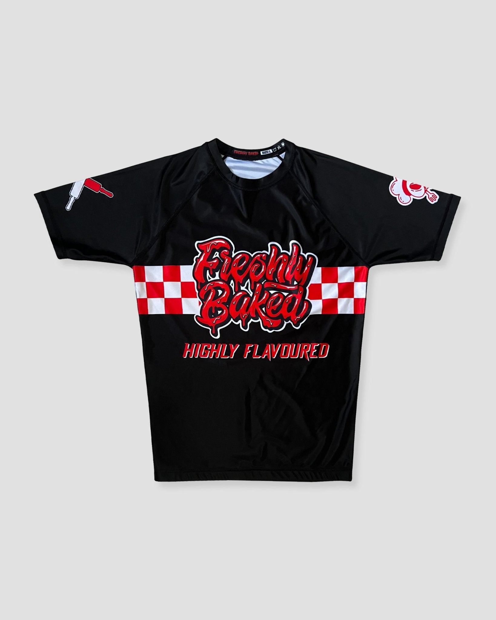 Black Marinara Rashguard - Freshly Baked FightwearRashguards