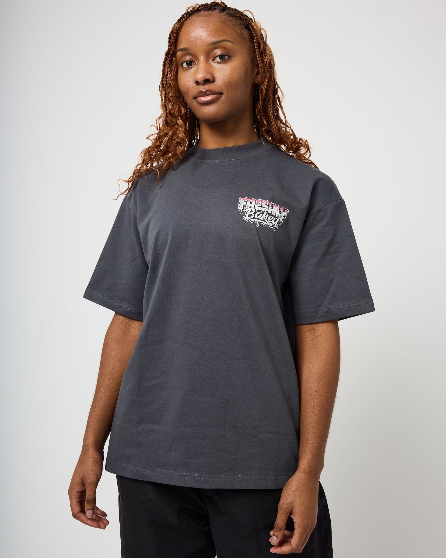 Charcoal Sprinkle Logo Tee - Freshly Baked Fightwear