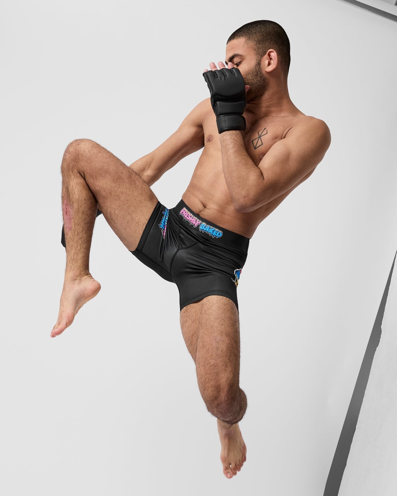 Freshly Baked Men's Vale Tudo Compression Shorts - Freshly Baked Fightwear