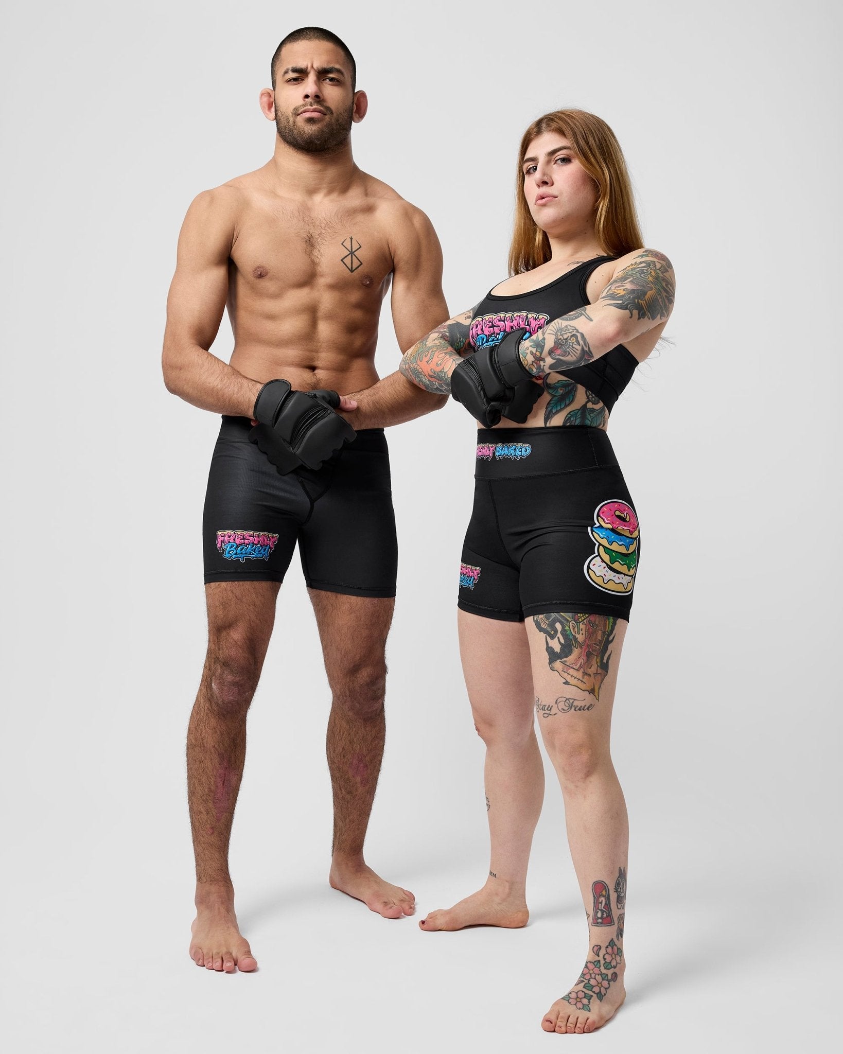 Freshly Baked Men's Vale Tudo Compression Shorts - Freshly Baked Fightwear