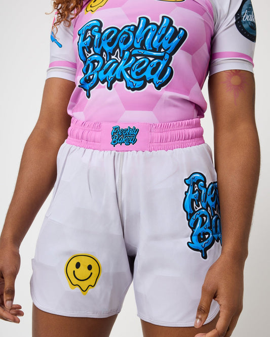 Pink Hex Shorts - Freshly Baked Fightwear