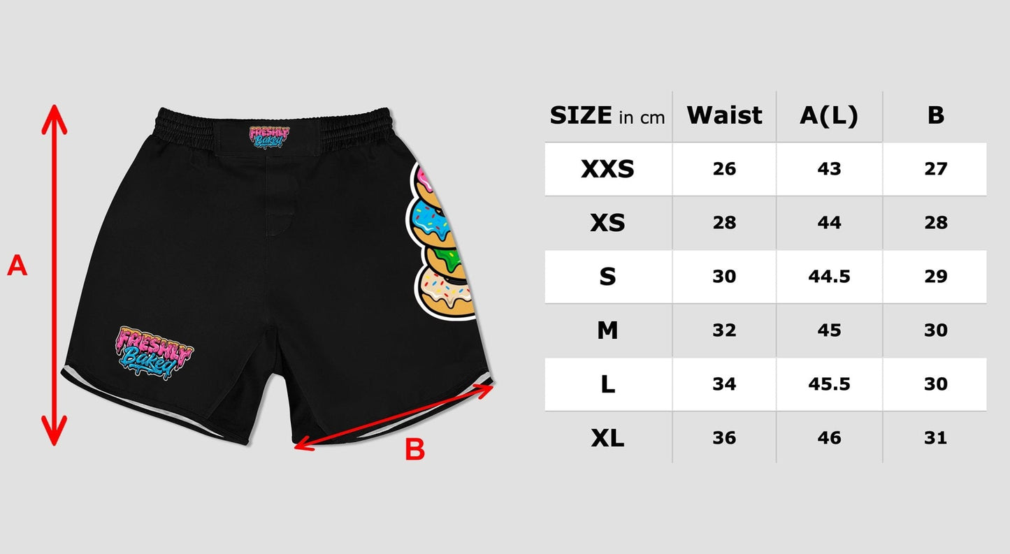 Retro Grappling Shorts - Freshly Baked FightwearShorts