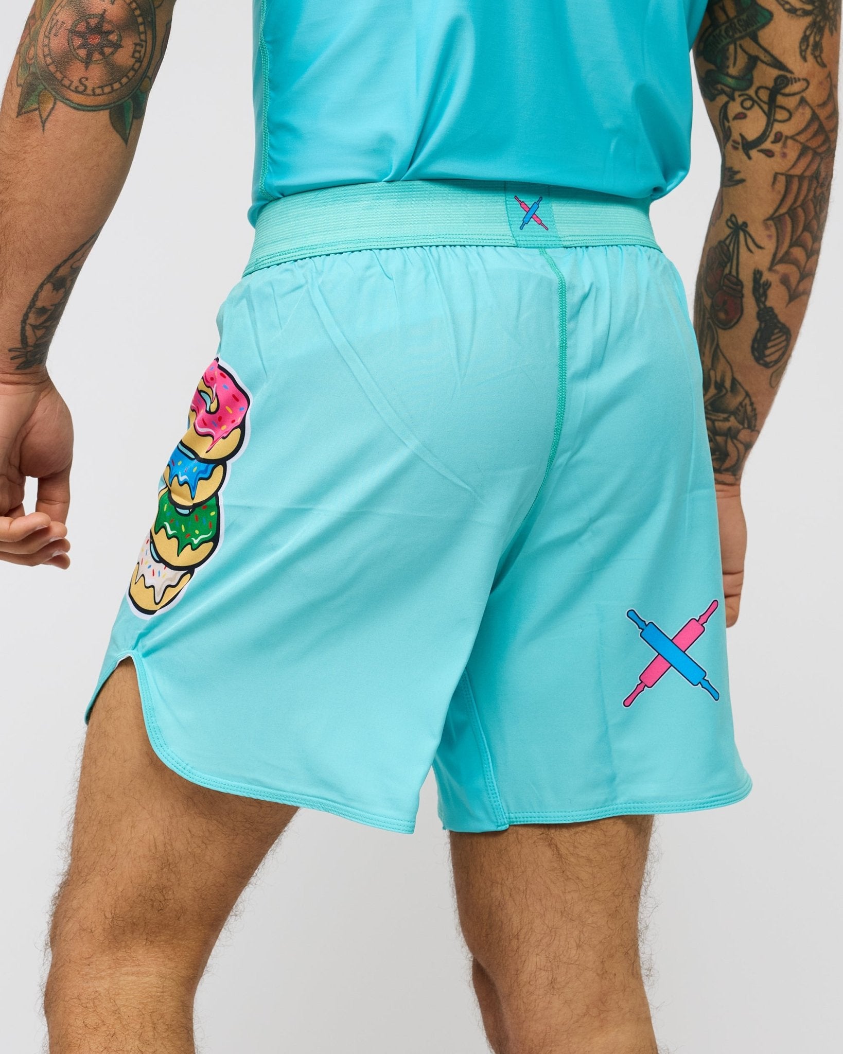 Teal Base Shorts - Freshly Baked Fightwear