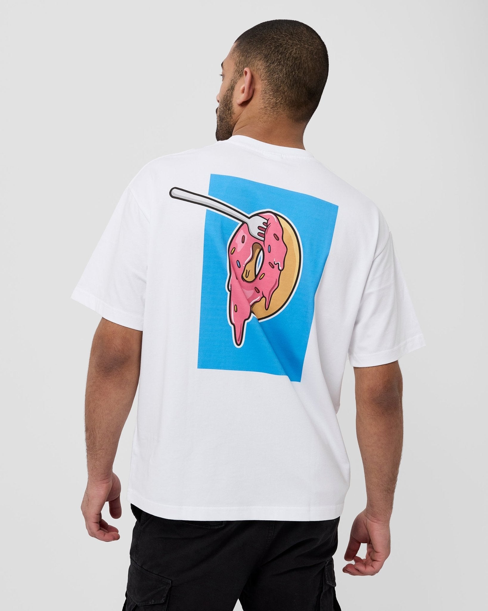 White Doughnut Tee - Freshly Baked Fightwear