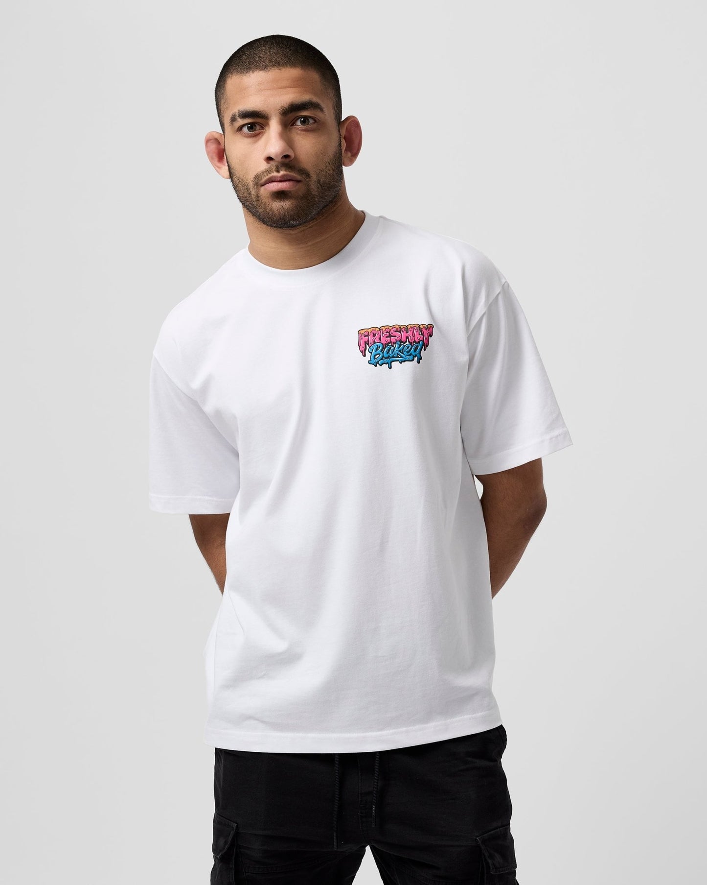 White Doughnut Tee - Freshly Baked Fightwear