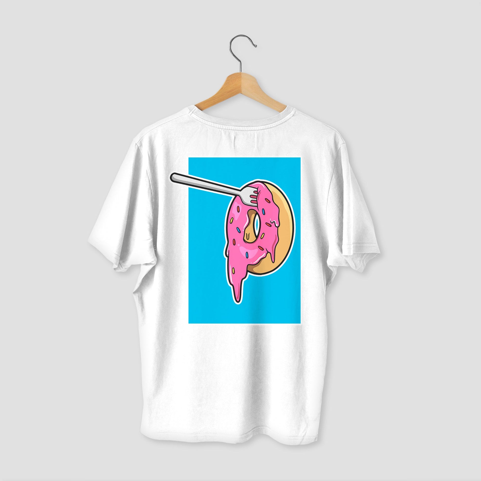 White Doughnut Tee - Freshly Baked Fightwear