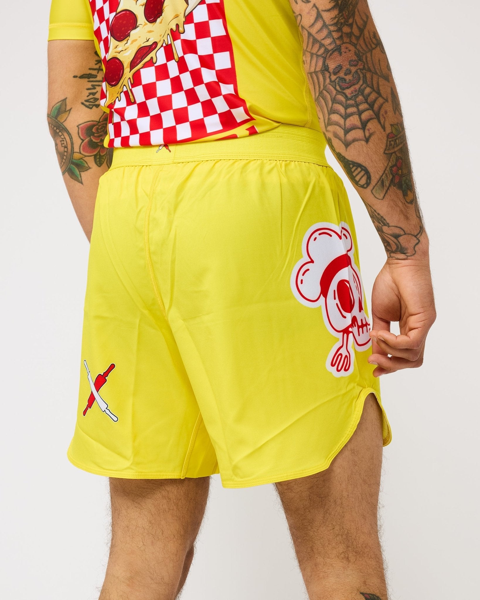 Yellow Marinara Shorts - Freshly Baked FightwearShorts