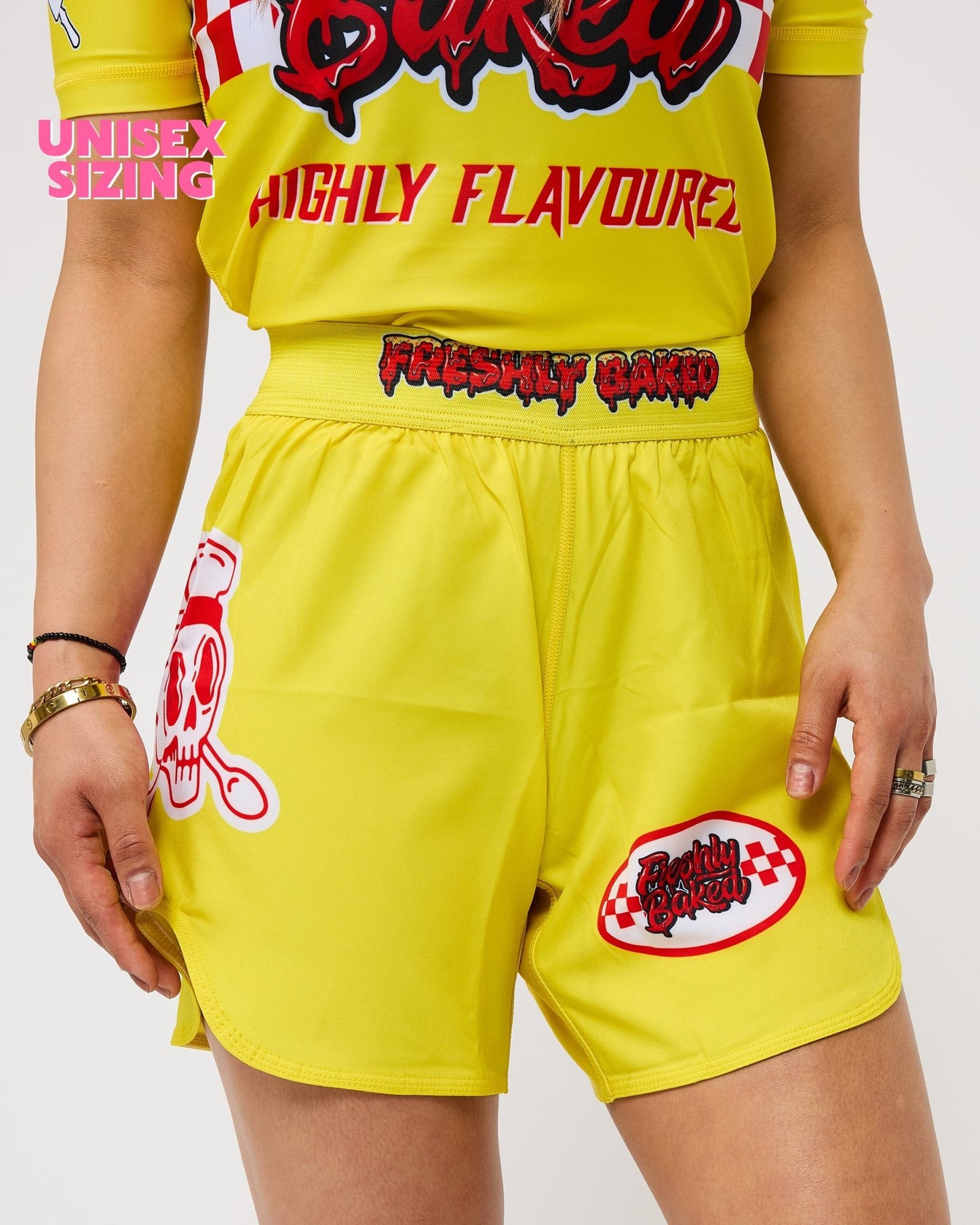 Yellow Marinara Shorts - Freshly Baked FightwearShorts